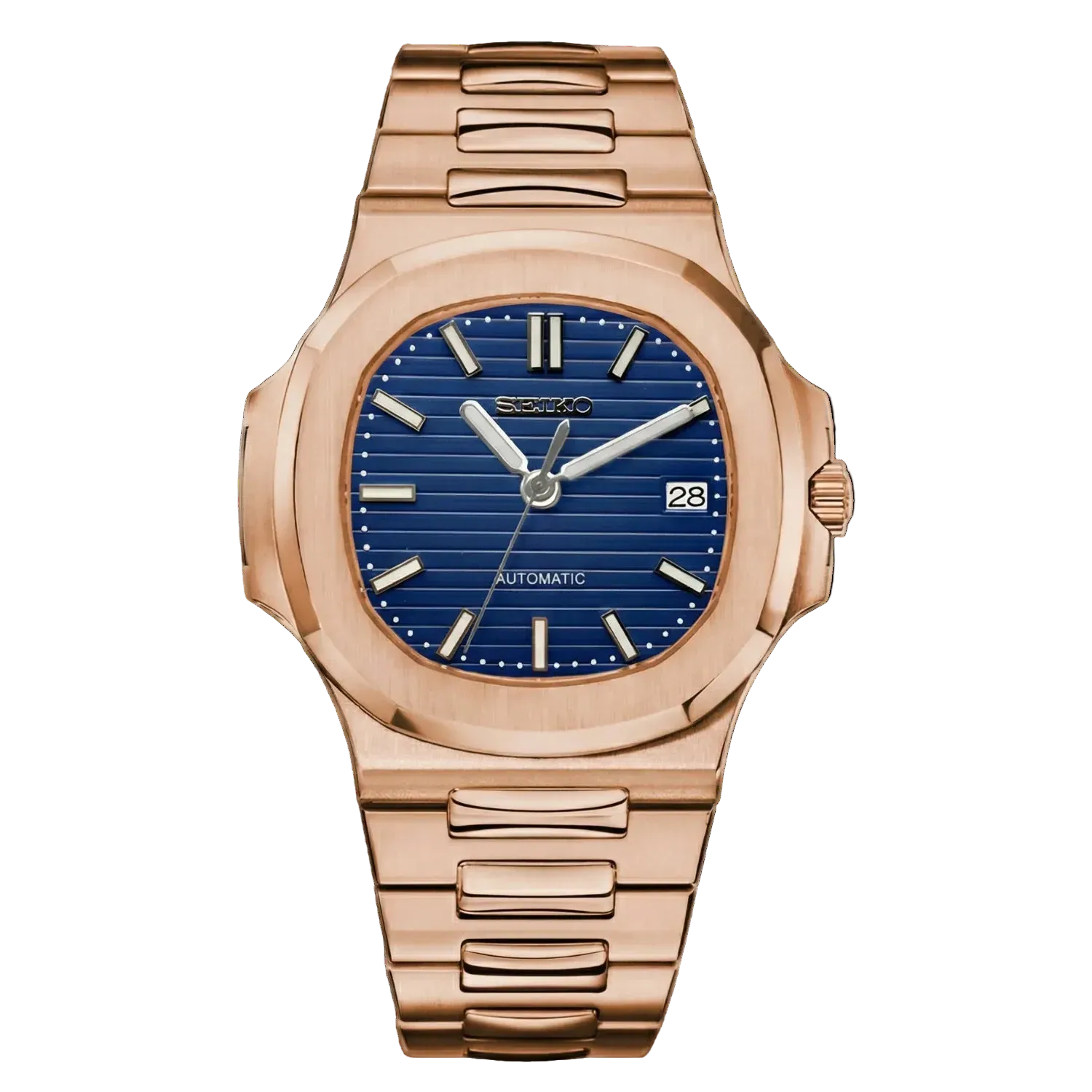 Nautiko - Rose Gold Royal Blue