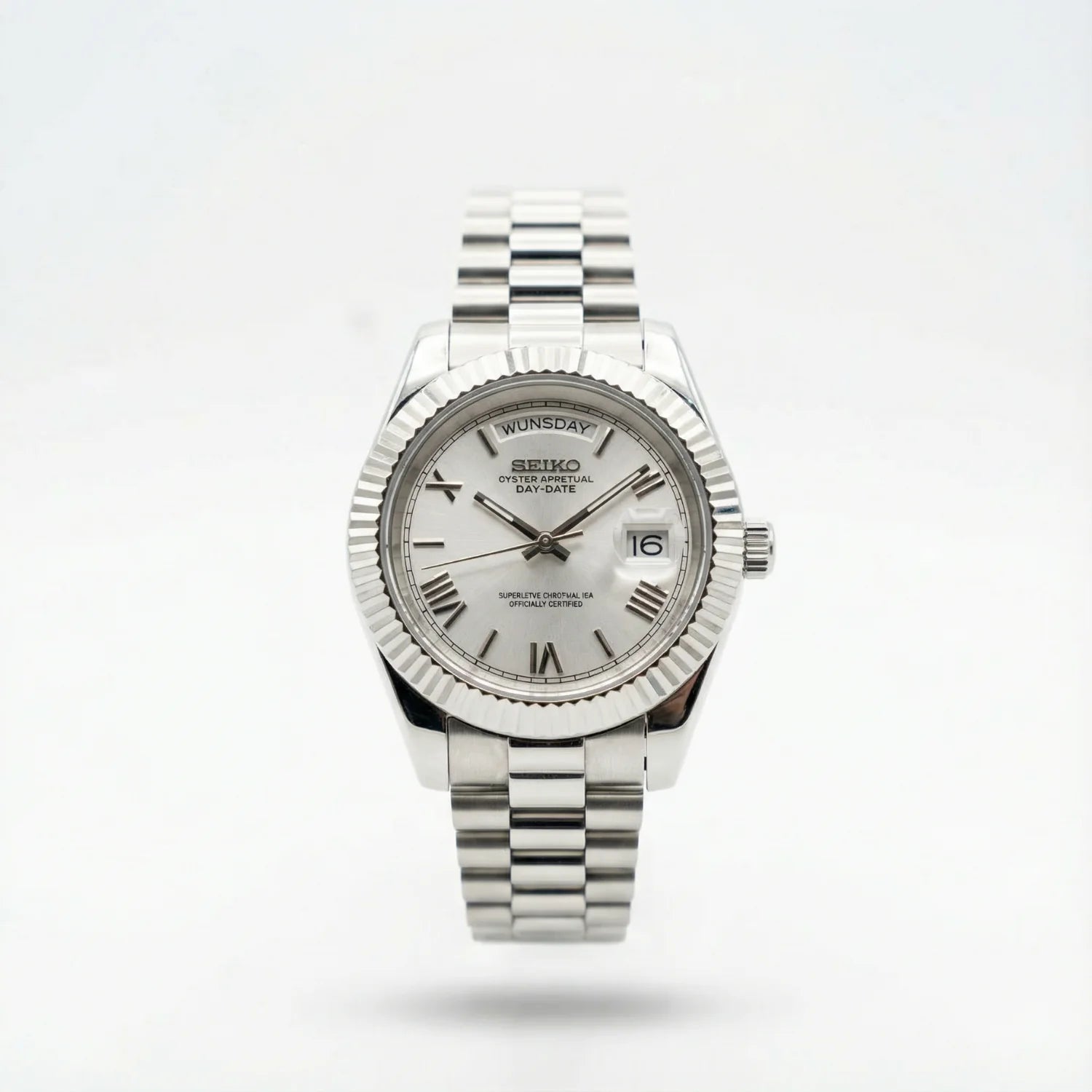SeikoDate - Roman Silver
