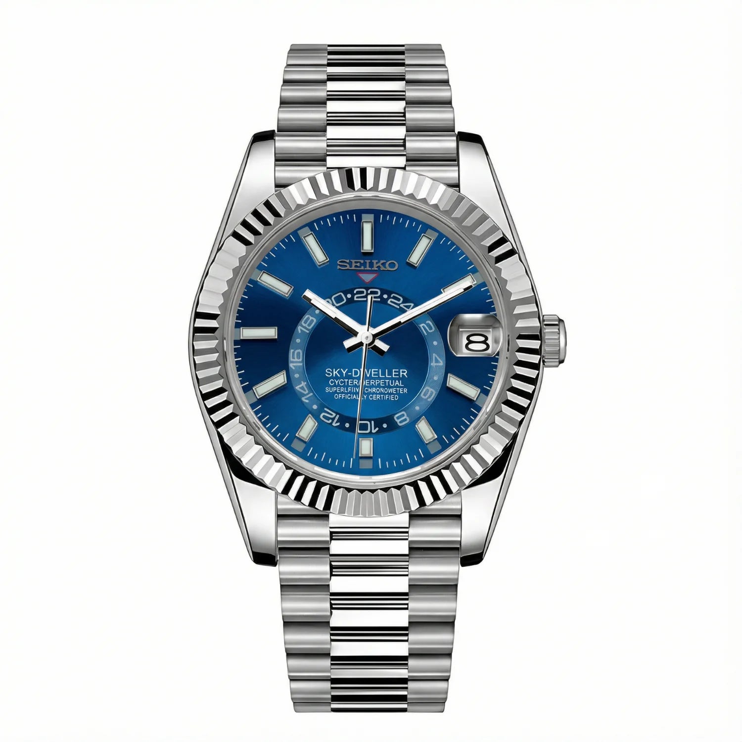 SeikoJust - Sky Dweller Blue