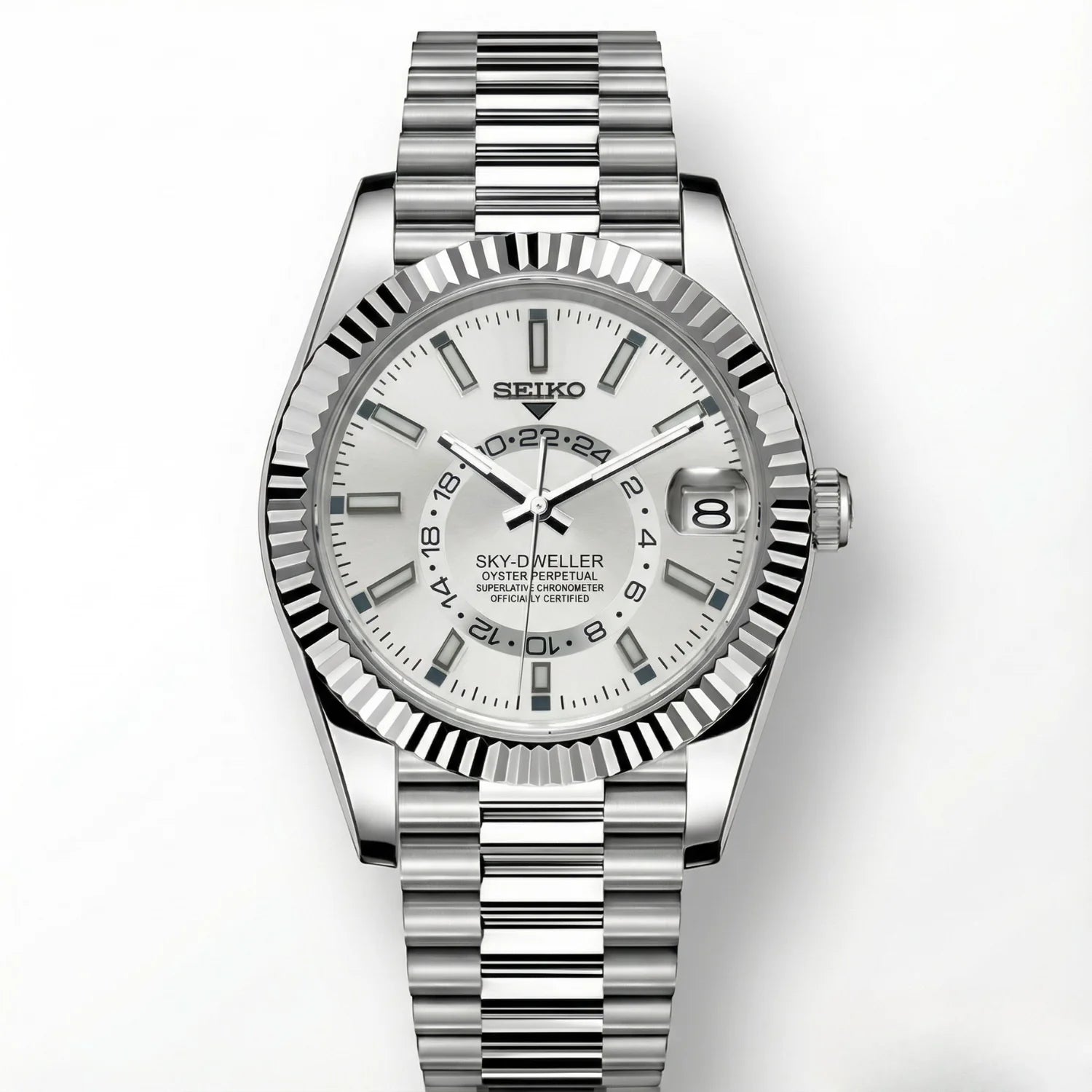 SeikoJust - Sky Dweller White