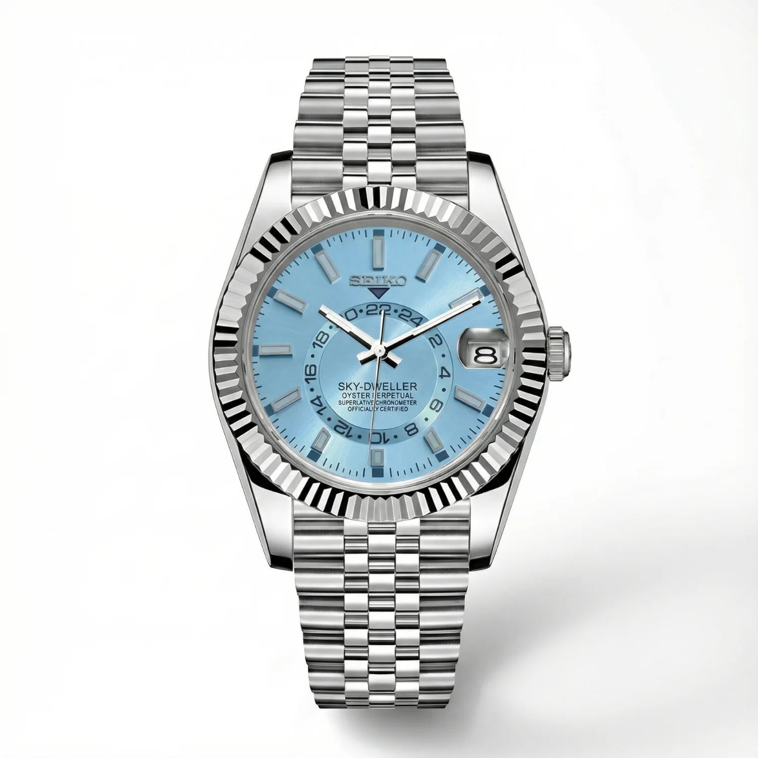 SeikoJust - Sky Dweller Ice Blue