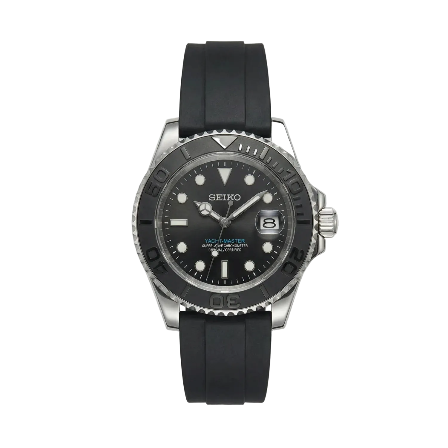 SeikoMariner - Rubber Black