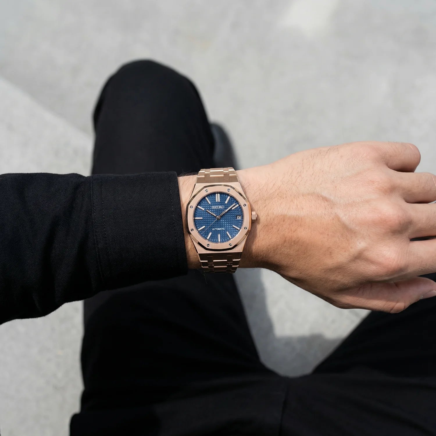 Royal Seikoak - Rose Gold Blue