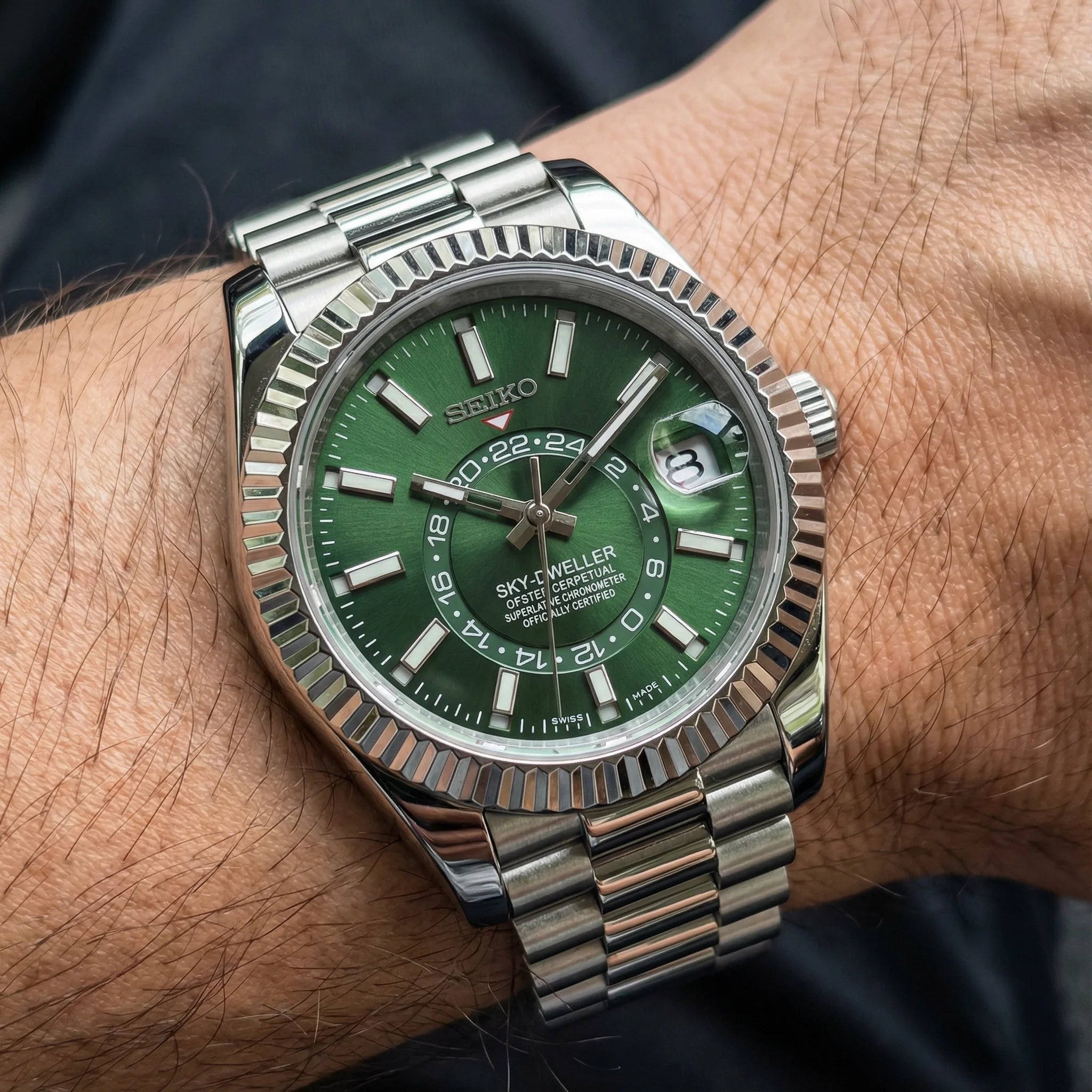 SeikoJust - Sky Dweller Green