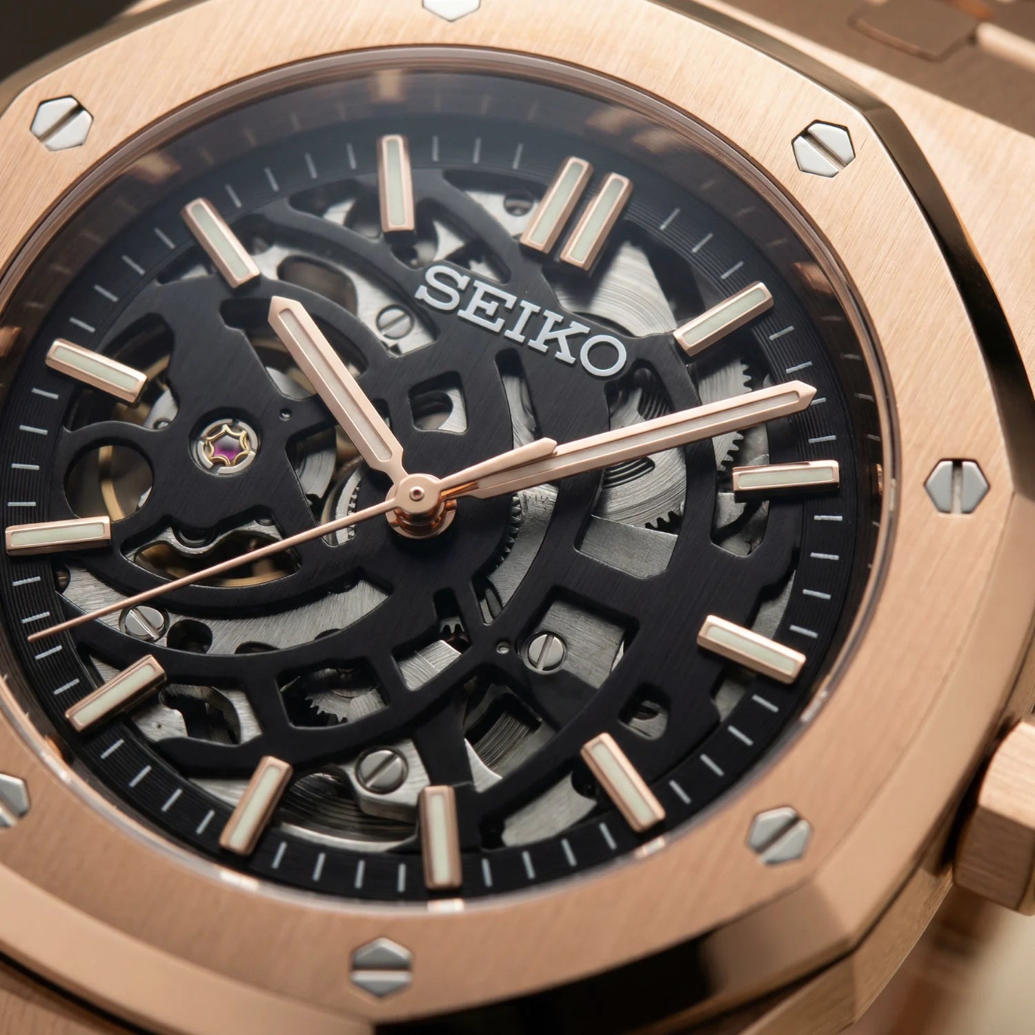 Royal Seikoak - Rose Gold Skeleton