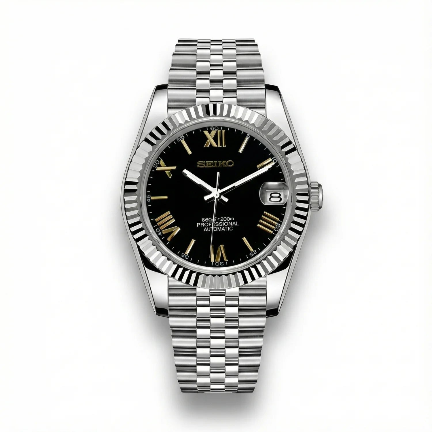 SeikoJust - Roman Gold Black