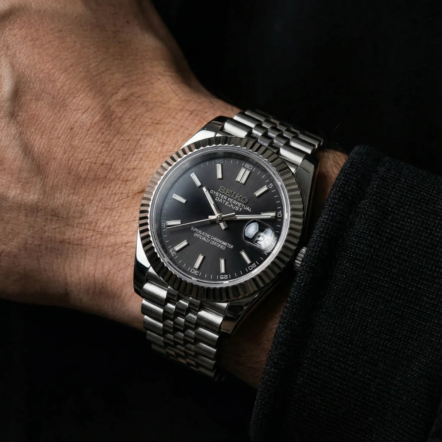 SeikoJust - Silver-Black