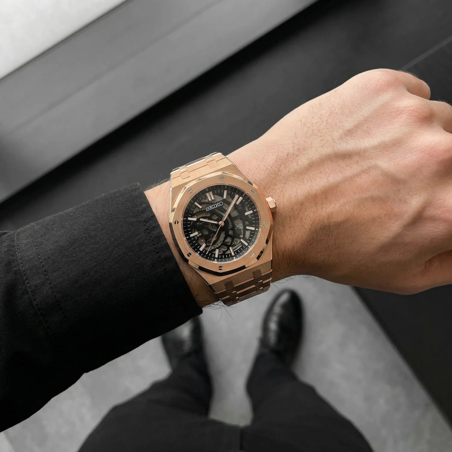Royal Seikoak - Rose Gold Skeleton