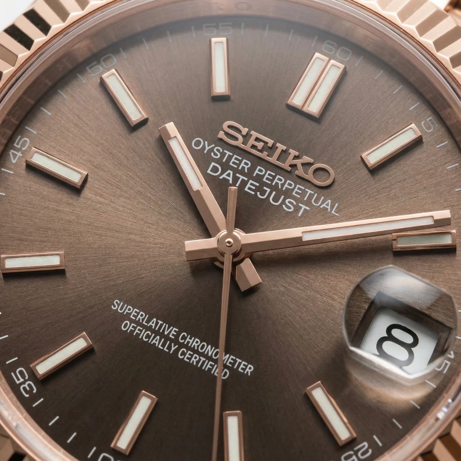 SeikoJust - Rose Gold Chocolate