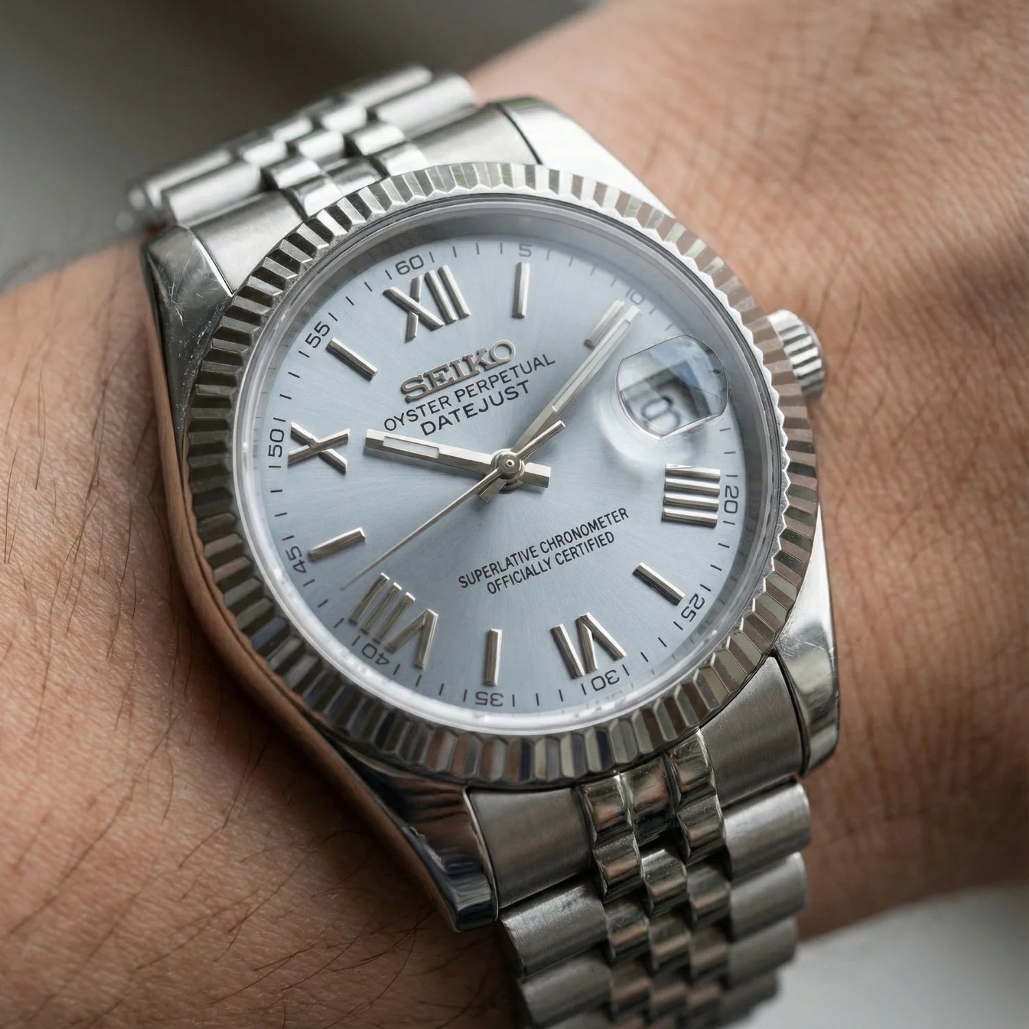 SeikoJust - Roman Light Blue