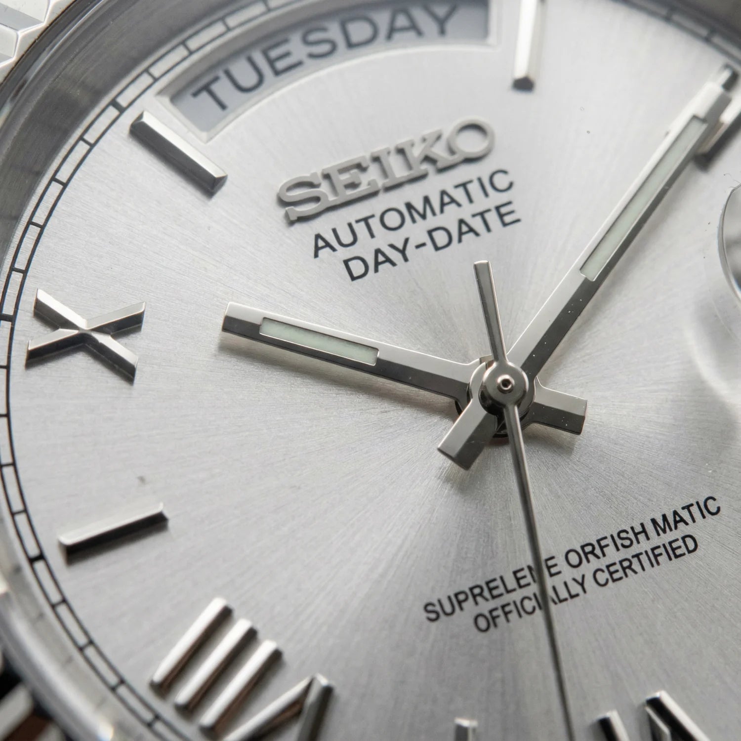 SeikoDate - Roman Silver