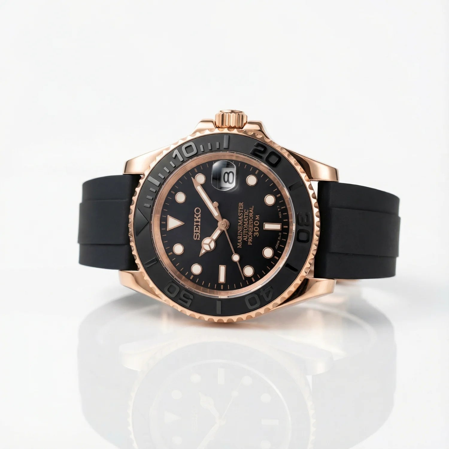 SeikoMariner - Rose Gold Black